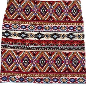 Forever 21 Vintage Tribal Print Skirt